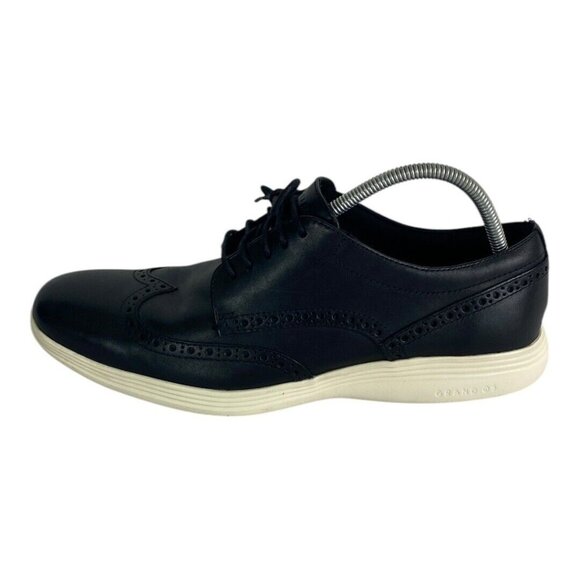 Cole Haan Grand Tour Wingtip Oxford Lace Up Shoes Black Leather Mens 11.5 C29413 main image 7